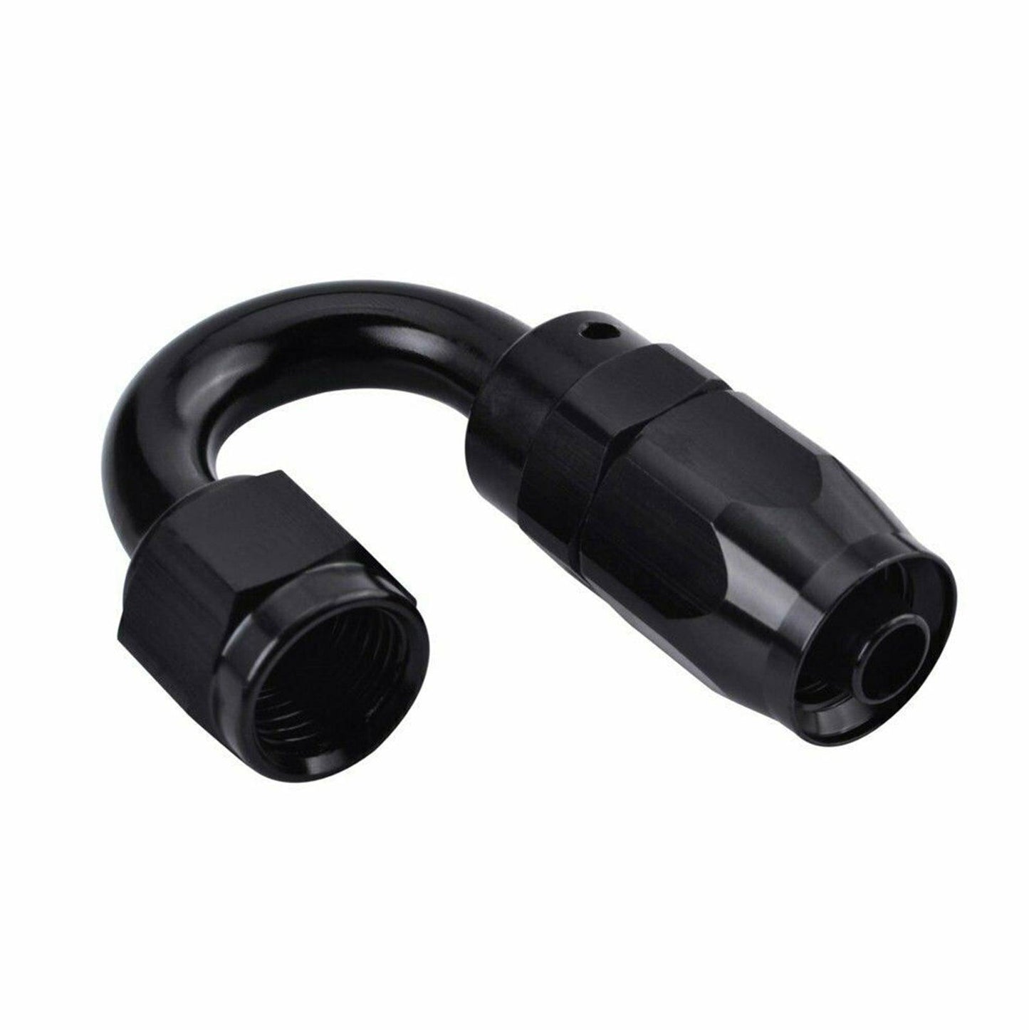 
                  
                    2PC Black AN 6  180 Degree Aluminum Swivel Oil Fuel Line Hose End Fitting 6-AN - www.blackhorse-racing.com
                  
                