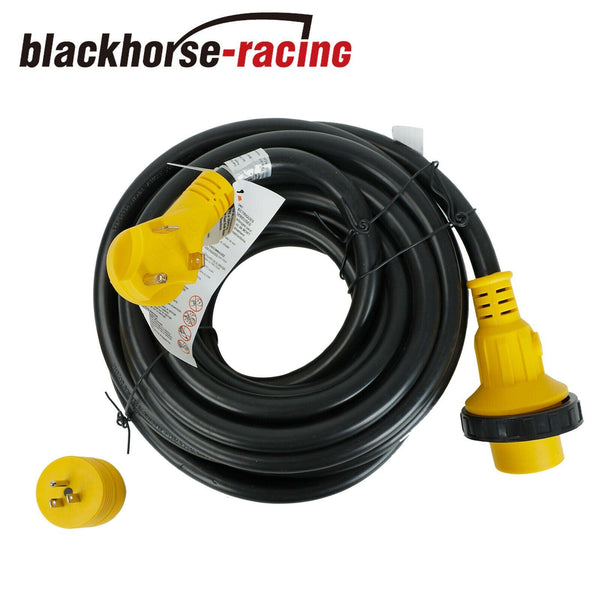 25Foot 30Amp 10 Gauge RV Power Cord Detachable Cable w/ LED Twist Lock Connector - www.blackhorse-racing.com