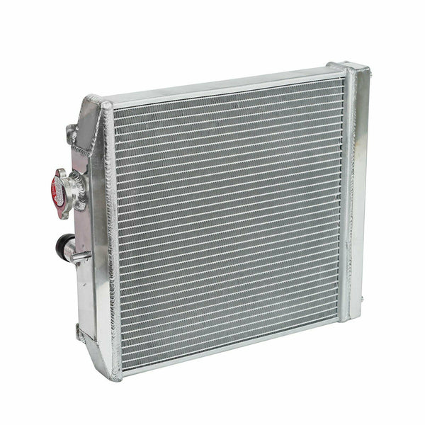 Aluminum 2 Row Racing Radiator + Fan Shroud Fit 92-00 Honda Civic /Acura Integra - www.blackhorse-racing.com