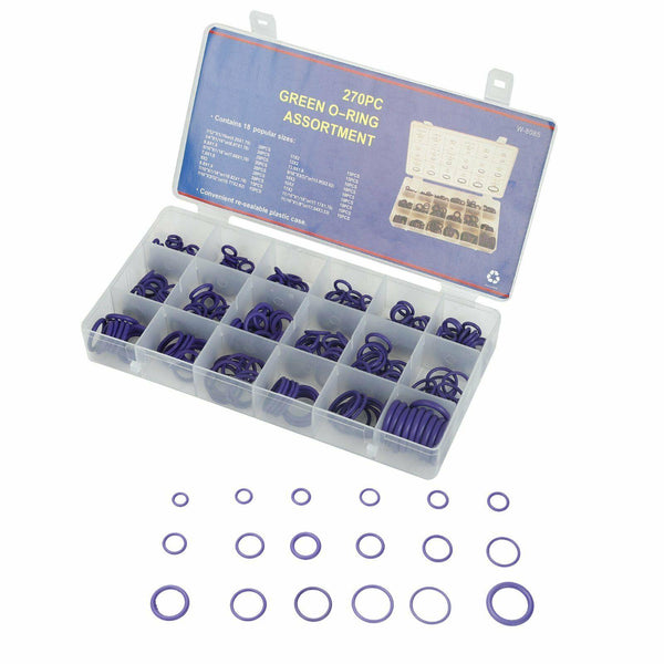 Universal Rubber O-Ring Assortment Set Gasket Automotive Seal SAE Kit - www.blackhorse-racing.com