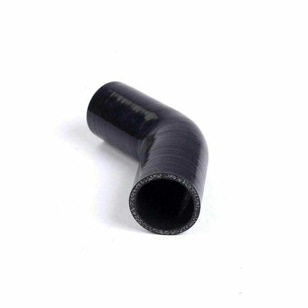 1.5" 4-PLY 45 DEGREE ELBOW TURBO/INTAKE PIPING SILICONE COUPLER HOSE BLACK 38mm - www.blackhorse-racing.com