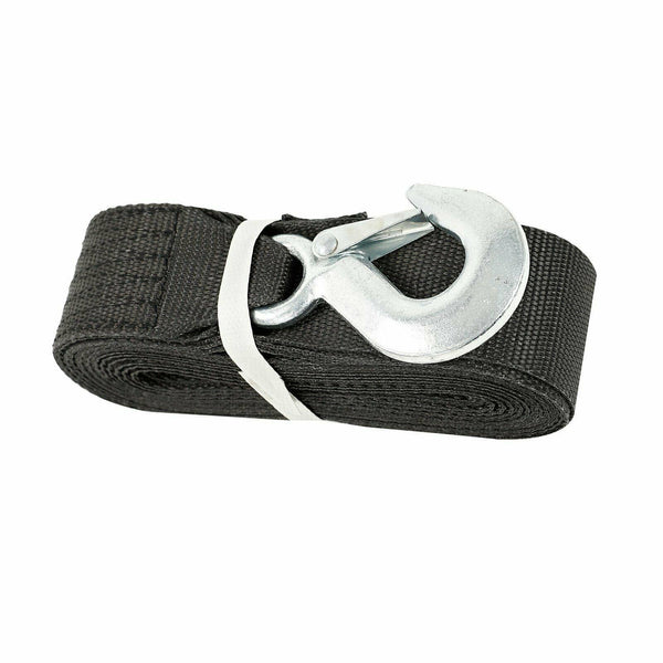 DELUXE BOAT TRAILER REPLACEMENT WINCH STRAP 10000LB 2"x20' WITH SNAP HOOK - www.blackhorse-racing.com