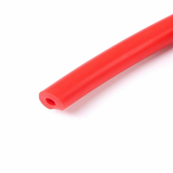 1 Foot ID: 3/8"/ 10mm Silicone Vacuum Hose Tube High Performance Red "By Foot" - www.blackhorse-racing.com