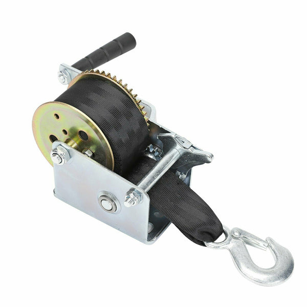 600LBS Hand Winch Hand Winch Crank Gear Winch Heavy Duty ATV Trailer Boat New - www.blackhorse-racing.com