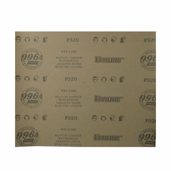 Grits320 100PC 9x11 SANDING SHEETS Wet/Dry Silicon Carbide Waterproof Sandpaper - www.blackhorse-racing.com