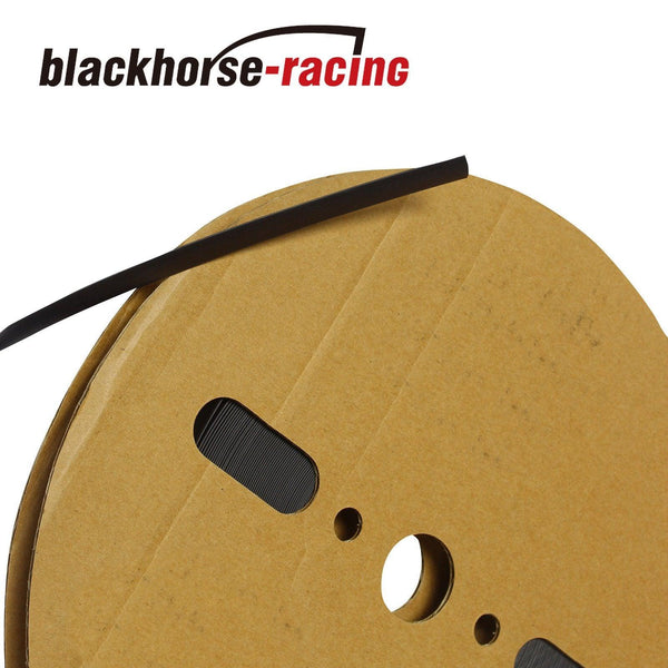 100 FT/100' Feet 3/8'' 9mm Polyolefin 2:1 Heat Shrink Tubing Tube Cable UL Black - www.blackhorse-racing.com