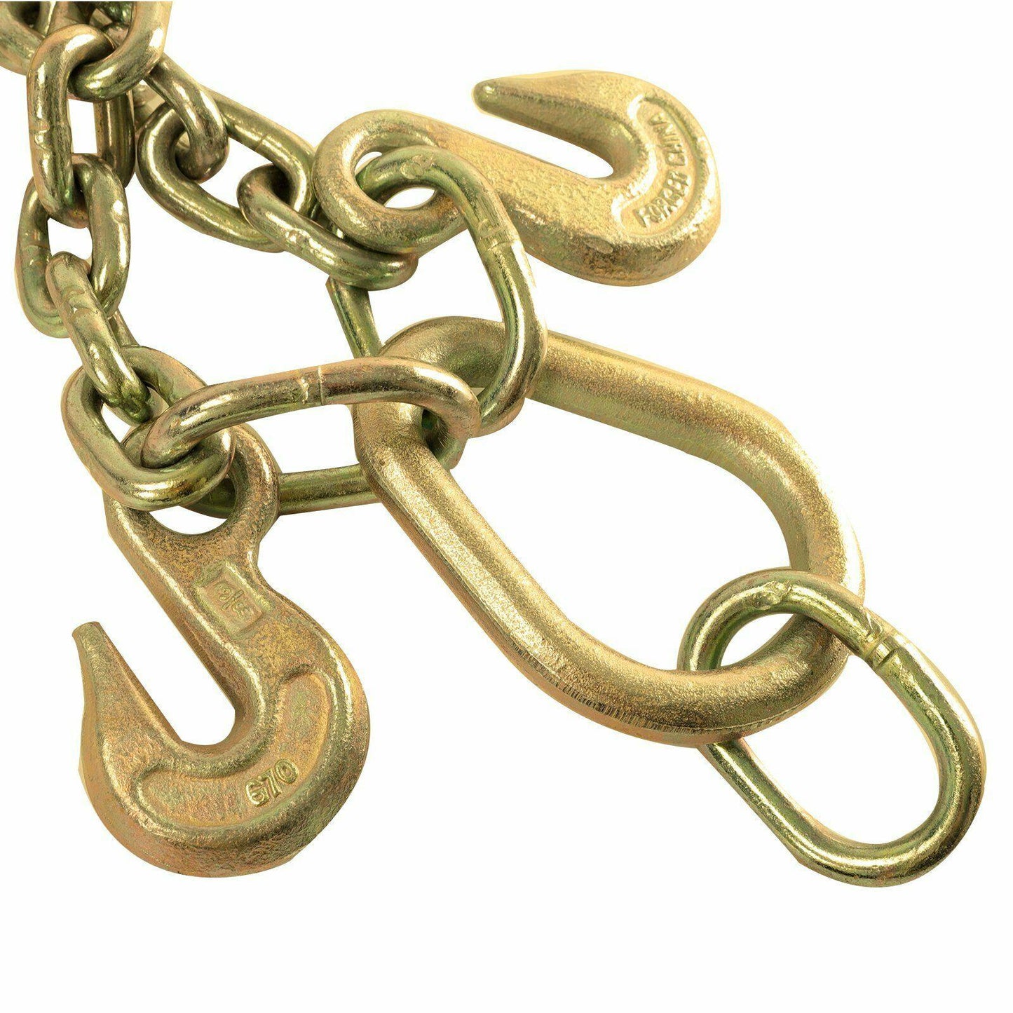 
                  
                    2' ft G70 Tow Chain J-Hook 3/8" V-Type 15" Shank Tractor Car Wrecker Truck Tie - www.blackhorse-racing.com
                  
                