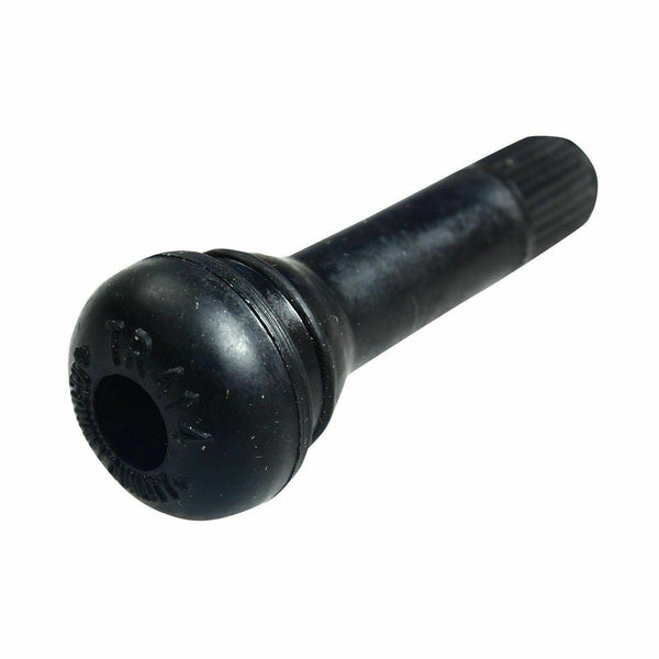 25Pcs TR414 Snap-In Tire Valve Stems Medium Black Rubber - www.blackhorse-racing.com