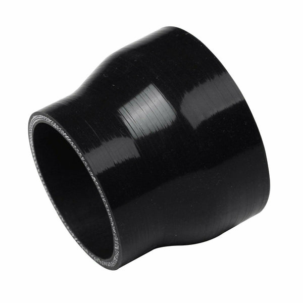 Straight Reducer Silicone Hose 3.75"-4" Black 95mm -102mm Intercooler Turbo Tube - www.blackhorse-racing.com