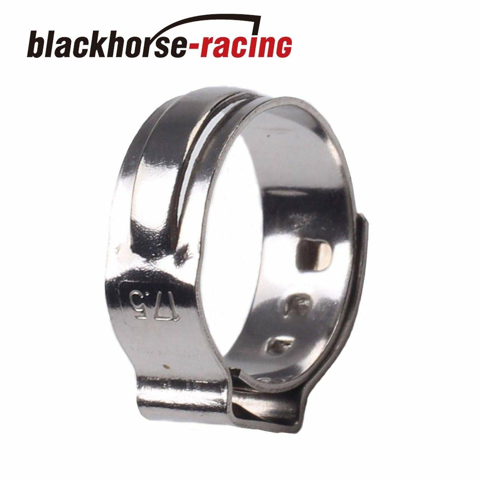 50X 1/2‘’ PEX Clamp Cinch Rings Crimp Pinch Fittings 304 Stainless Ste ...