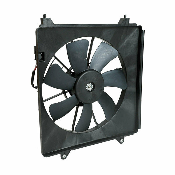 Left Right Fit Honda Accord 2008-2012 2.4L AC Radiator Condenser Cooling Fan Set - www.blackhorse-racing.com