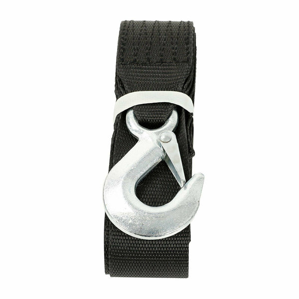 DELUXE BOAT TRAILER REPLACEMENT WINCH STRAP 10000LB 2"x20' WITH SNAP HOOK - www.blackhorse-racing.com