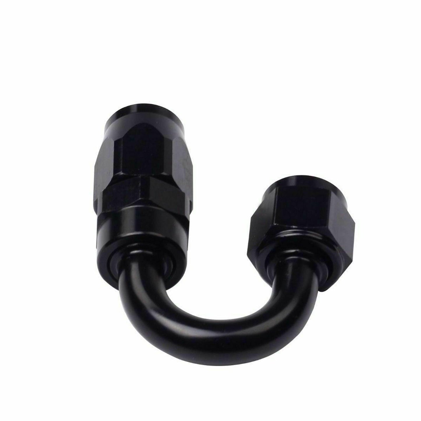 
                  
                    2PC Black AN 6  180 Degree Aluminum Swivel Oil Fuel Line Hose End Fitting 6-AN - www.blackhorse-racing.com
                  
                
