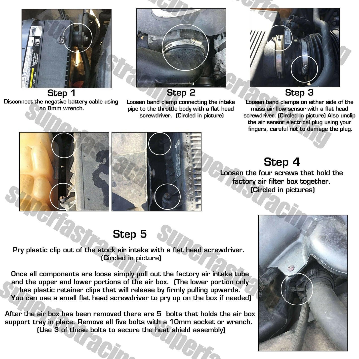
                  
                    Fit GMC/Chevy V8 4.8L/5.3L/6.0L Cold Air Intake System + Heat Shield Filter Blue - www.blackhorse-racing.com
                  
                
