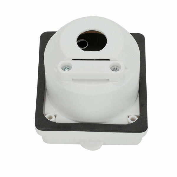 30Amp 125V 3-Wire Inlet RV Power Cord Twist Lock Plug Grounding Shore Boat White - www.blackhorse-racing.com