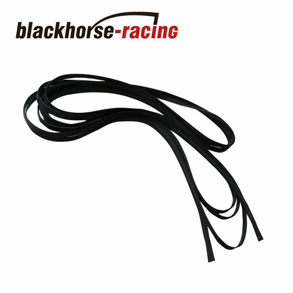 100 FT 3/8" Expandable Wire Cable Sleeving Sheathing Braided Loom Tubing Black - www.blackhorse-racing.com