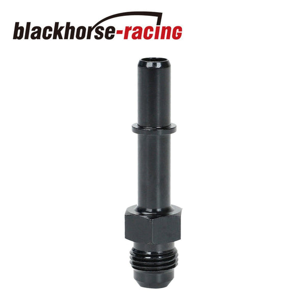 Fuel Straight Adapter Fitting 6AN AN6 Male to 5/16 Male GM Quick Connect EFI - www.blackhorse-racing.com