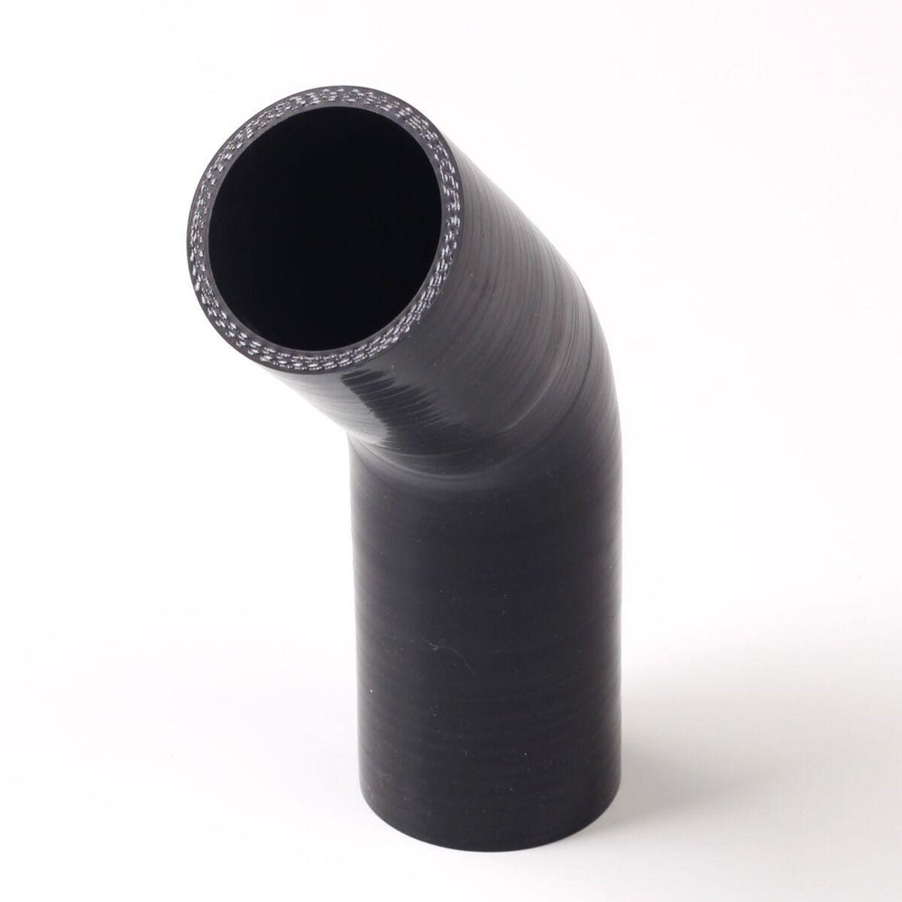 
                  
                    2.5" 4-PLY 45 DEGREE ELBOW TURBO/INTERCOOLER/INTAKE SILICONE COUPLER HOSE BLACK - www.blackhorse-racing.com
                  
                