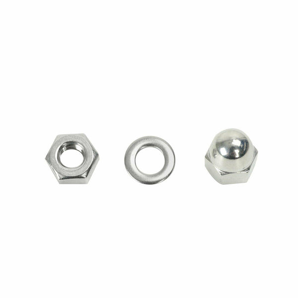 T316 Stainless Steel Swage Threaded Tensioner End Fitting 3/16" Cable Railing x5 - www.blackhorse-racing.com