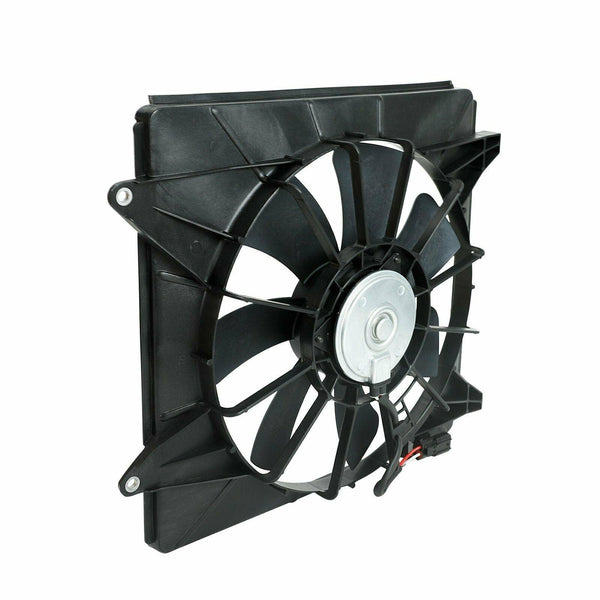 Left Right Fit Honda Accord 2008-2012 2.4L AC Radiator Condenser Cooling Fan Set - www.blackhorse-racing.com