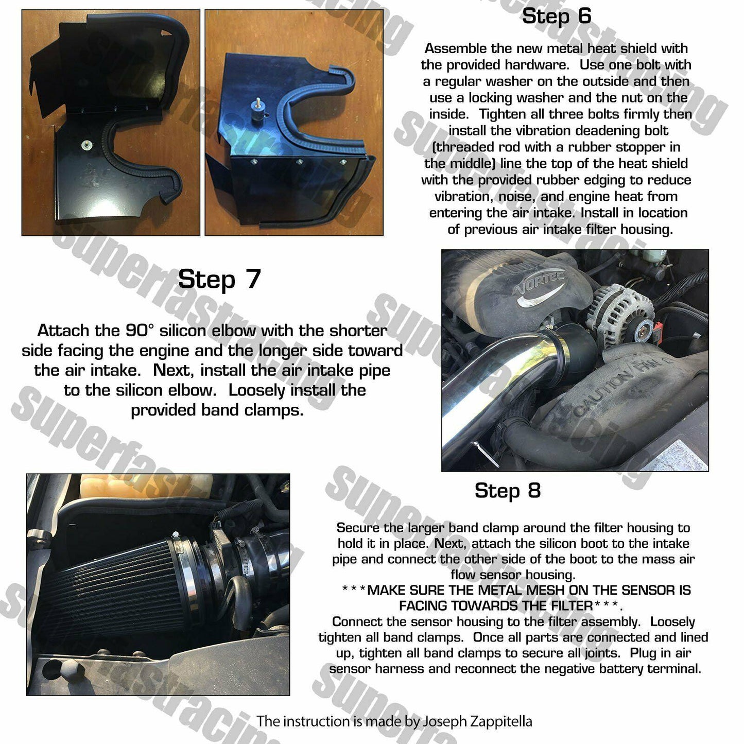 
                  
                    Fit GMC/Chevy V8 4.8L/5.3L/6.0L Cold Air Intake System + Heat Shield Filter Blue - www.blackhorse-racing.com
                  
                