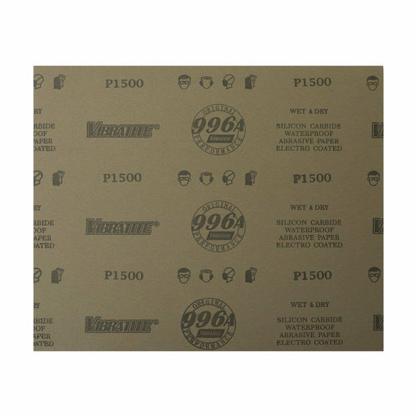 Grits1500 x100 9x11 SANDING SHEETS Wet/Dry Silicon Carbide Waterproof Sandpaper - www.blackhorse-racing.com