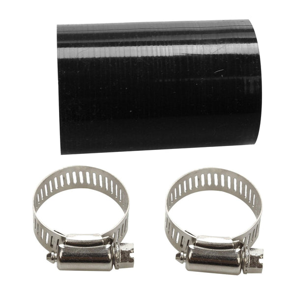 1" ID High Temp Exhaust Clamp for Yamaha Blaster YZ80 YZ125 YZ250 BLACK x 1 pc - www.blackhorse-racing.com