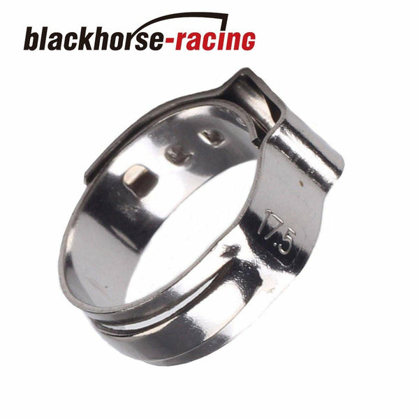 100X 1/2‘’ PEX Clamp Cinch Rings Crimp Pinch Fittings 304 Stainless Steel - www.blackhorse-racing.com