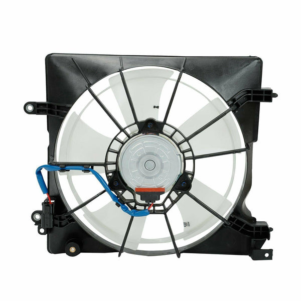 Fit 2012-15 Honda Civic 2013-17 Acura Pair A/C AC Condenser Radiator Cooling Fan - www.blackhorse-racing.com