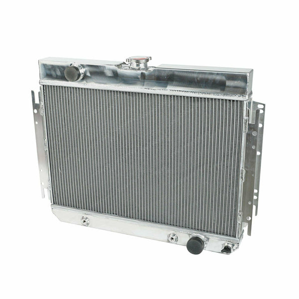 Fit 1963-1968 Chevy Impala L6 V8 /1964-1967 EI Camino Aluminum Radiator 3 Row - www.blackhorse-racing.com