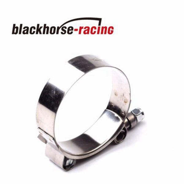 10PCS 4'' (4.25''-4.57'') 301 Stainless Steel T Bolt Clamps Clamp 108mm-116mm - www.blackhorse-racing.com