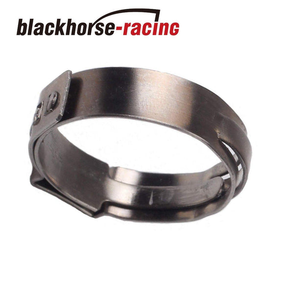 100X 3/4‘’ PEX Clamp Cinch Rings Crimp Pinch Fittings 304 Stainless Steel - www.blackhorse-racing.com