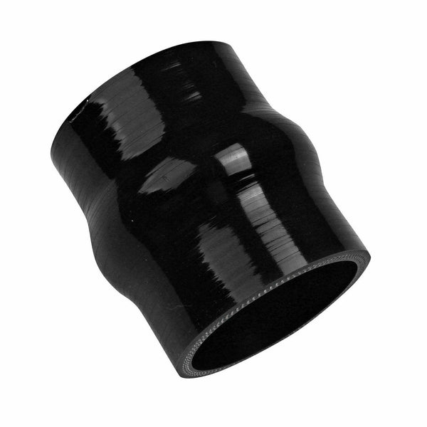 89mm 3.5" inch Hump Straight Silicone Hose Intake Coupler Tube Pipe Black - www.blackhorse-racing.com