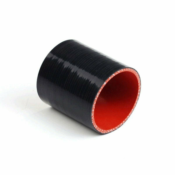 Black-red 2.25" Silicone Straight Coupler Hose Silicon 2-1/4" Turbo Intercooler - www.blackhorse-racing.com