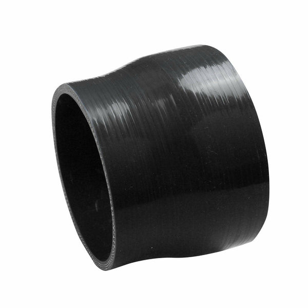 Straight Reducer Silicone Hose 4"-4.5" Black 102mm -114mm Intercooler Turbo Tube - www.blackhorse-racing.com