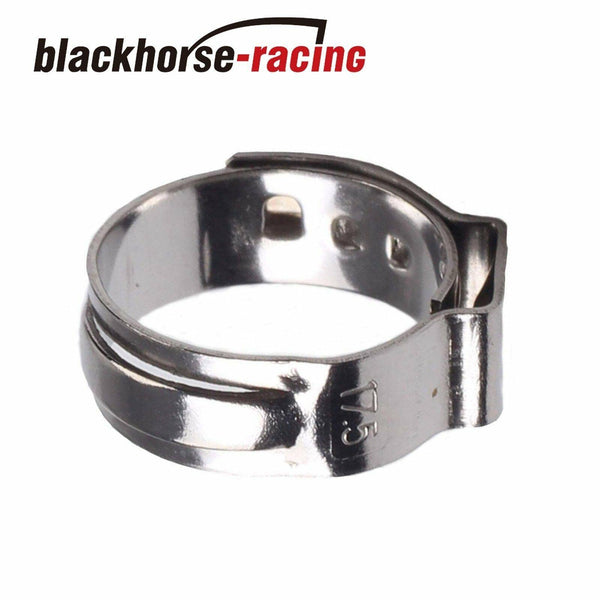 50X 1/2‘’ PEX Clamp Cinch Rings Crimp Pinch Fittings 304 Stainless Steel - www.blackhorse-racing.com