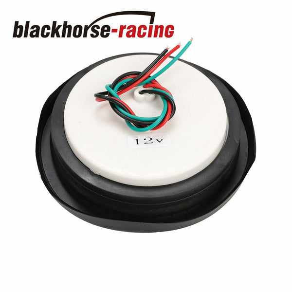 4pcs 4" Round 12LED Stop Turn Brake Truck Trailer Tail Lights Flush Mount - www.blackhorse-racing.com