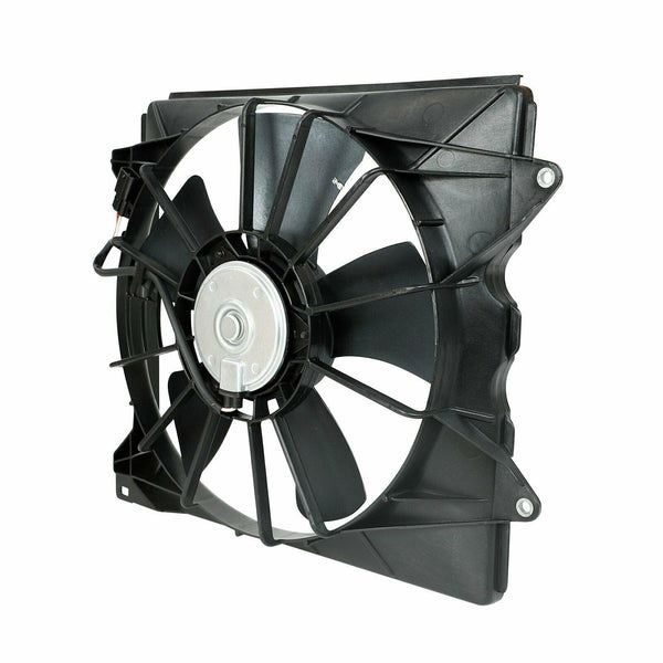 Left Right Fit Honda Accord 2008-2012 2.4L AC Radiator Condenser Cooling Fan Set - www.blackhorse-racing.com