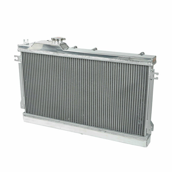 Full Aluminum 2-Row Core Racing Radiator Fit 90-97 Mazda Miata for Manual Trans - www.blackhorse-racing.com