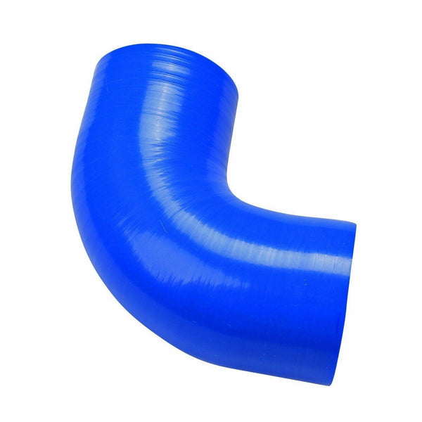 1.5" To 1 1/2" 90 Degree Elbow Silicone Joiner Hose 38mm Turbo Coupler Pipe Blue - www.blackhorse-racing.com