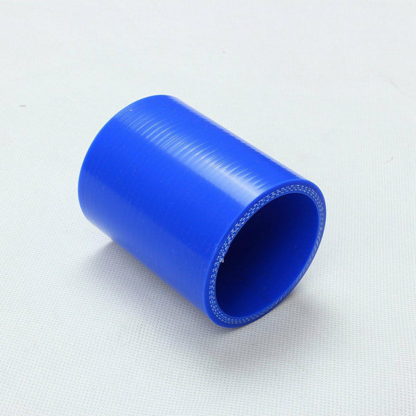 2.25" to 2.25" Straight Silicone Hose 57mm Intercooler Coupler Tube Pipe Blue - www.blackhorse-racing.com