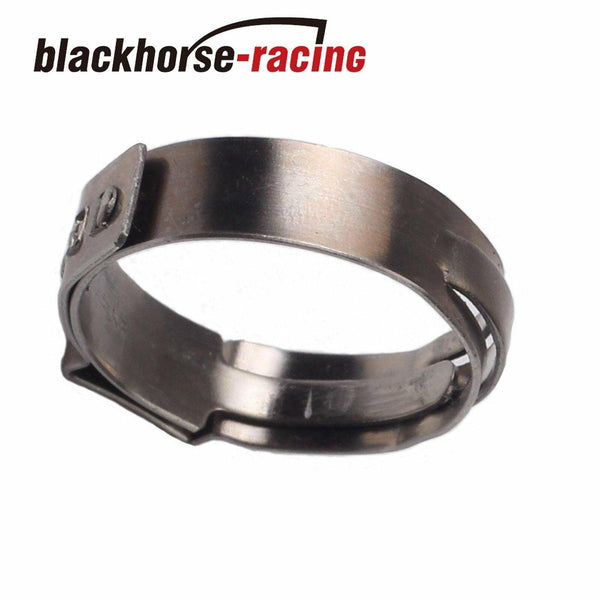 50X 3/4‘’ PEX Clamp Cinch Rings Crimp Pinch Fittings 304 Stainless Steel - www.blackhorse-racing.com