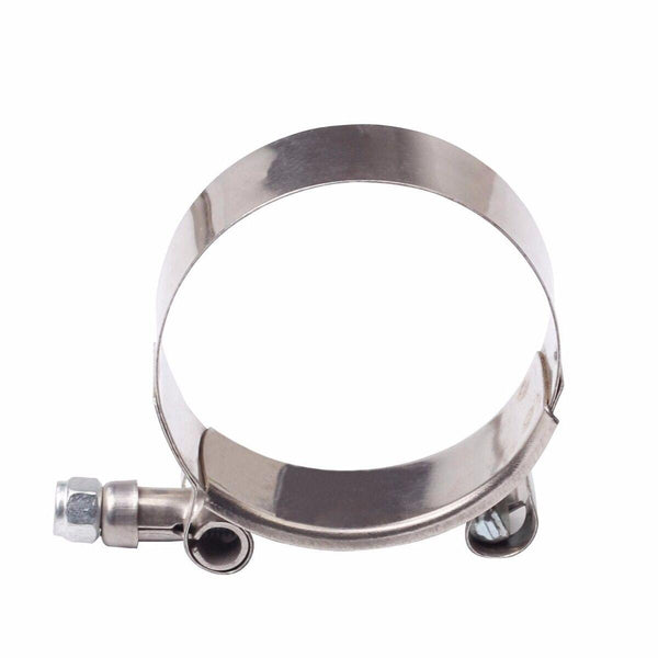 1PC 95mm-103mm 301 Stainless Steel T-Bolt Clamp For ID:3.5" 89mm Silicone Hose - www.blackhorse-racing.com