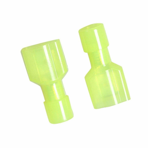 50pcs T-Tap Male Quick Wire Connector Soade 22-18 Gauge YELLOW - www.blackhorse-racing.com