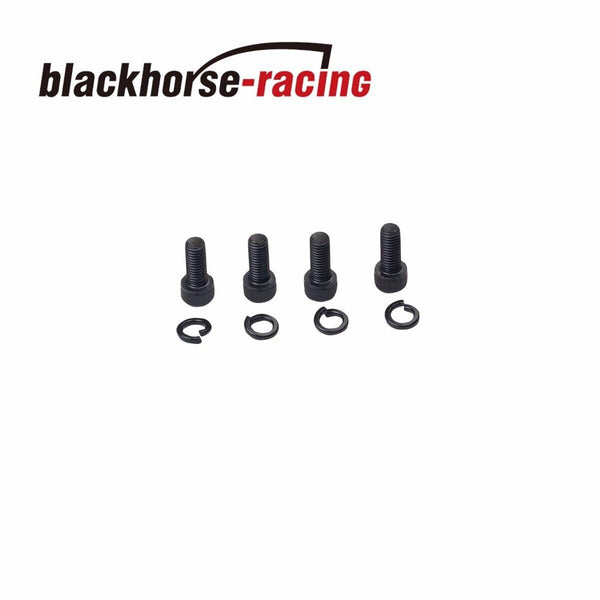 BLACK TURBO OIL DRAIN RETURN + FEED LINE FOR T3 T4 T04E T60 T61 T70 COMPLETE KIT - www.blackhorse-racing.com