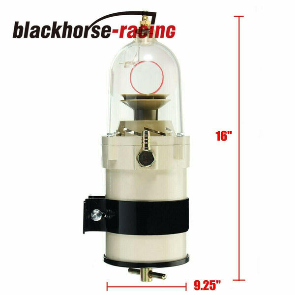 Diesel Marine Fuel Filter Turbine Water Separator 900 SERIES 900FH 90GPH NEW - www.blackhorse-racing.com