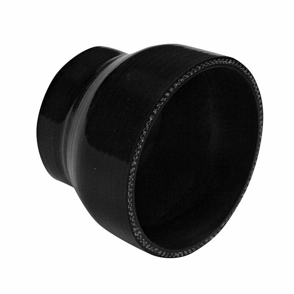 Straight Reducer Silicone Hose 3.75"-4" Black 95mm -102mm Intercooler Turbo Tube - www.blackhorse-racing.com