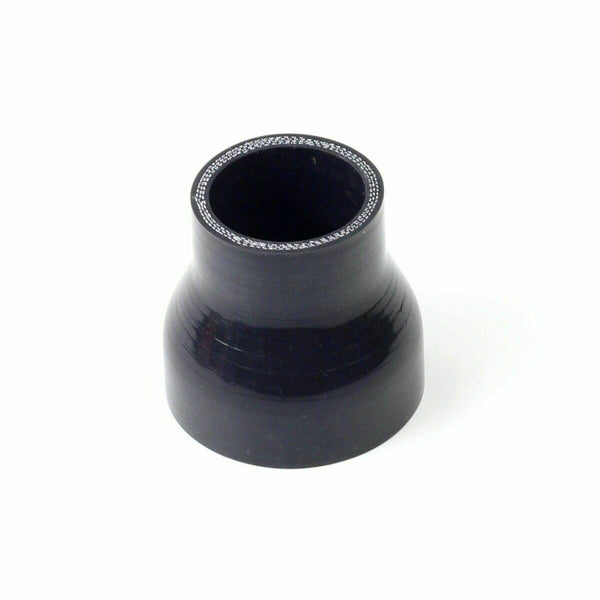 Black 2.25" 2-1/4" to 3" Straight Silicone Hose Reducer Turbo 57-76mm Coulper - www.blackhorse-racing.com