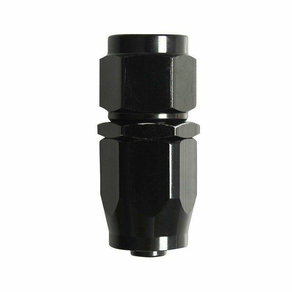 AN-6 6AN AN6 Straight Fuel Swivel Fitting Hose End Oil Fuel Adaptor Black - www.blackhorse-racing.com