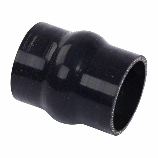 89mm 3.5" inch Hump Straight Silicone Hose Intake Coupler Tube Pipe Black - www.blackhorse-racing.com